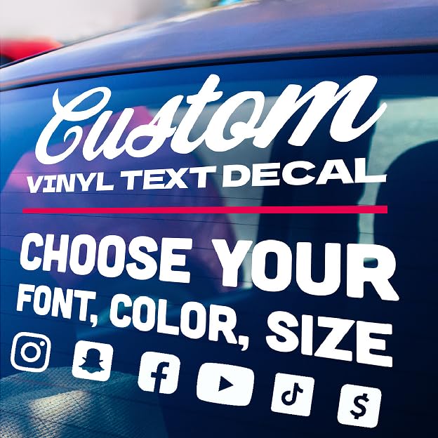 Custom Vinyl Lettering
